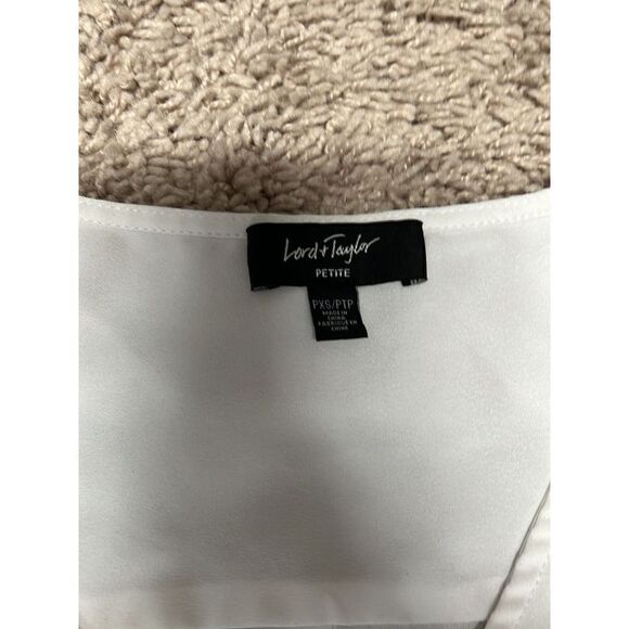 Lord and Taylor Sleeveless Blazer Blouse Suiting XS - Picture 3 of 3